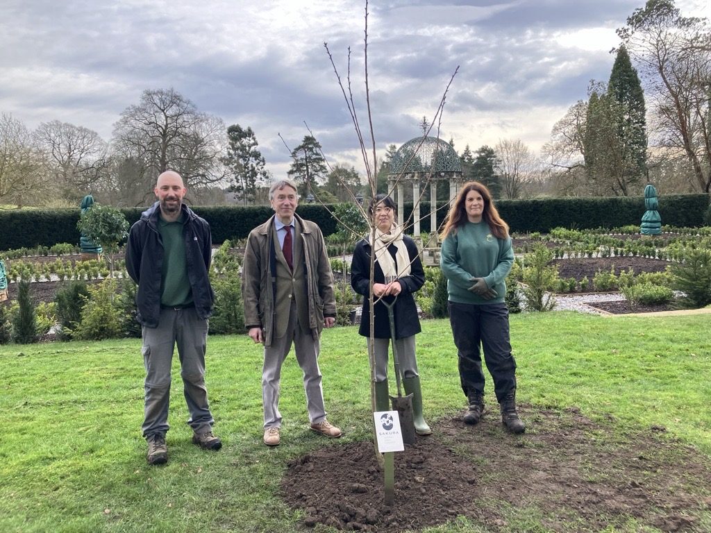 Planting ceremony Cholmondeley castle