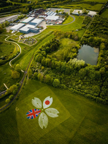 The Sakura Project giant logo by The Valley Evesham