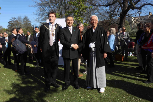 Lord Mayor, Ambassador and Mr Sano