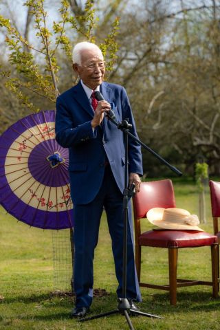 Keisaku Sandy Sano Joint Chairman Sakura Cherry Tree Project (1)