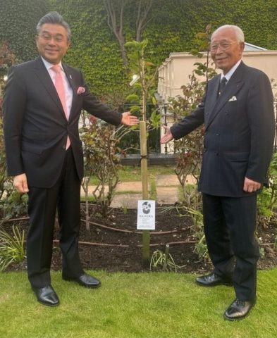 Sakura Committee Planting Ceremony