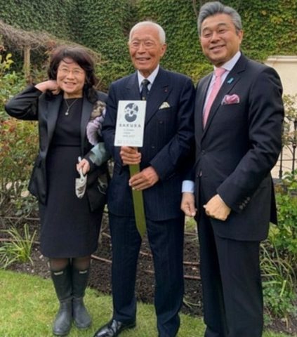 Sakura Committee Planting Ceremony